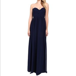 Donna Morgan bridesmaid/prom dress- midnight navy